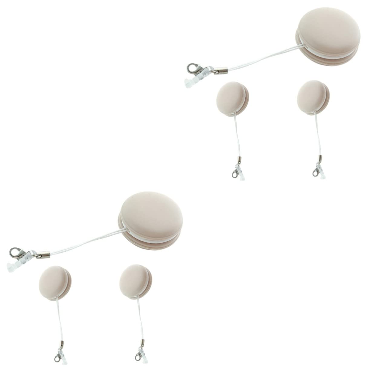 Operitacx 6pcs Macaron Shaped Screen Cleaners Reusable Lens for Glasses Phones and Screens Convenient and Portable Cleaning Tools