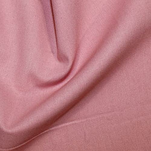 Tissu 100 % coton rose blush pour couture créative et patchwork de coton