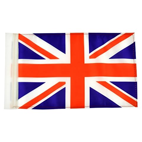 HDBUBALUS Motorcycle Rear Side Mount Luggage Rack Flag Pole United Kingdom Fit for Harley Sportster XL Touring Road King Glide & FLHT Chrome Cover