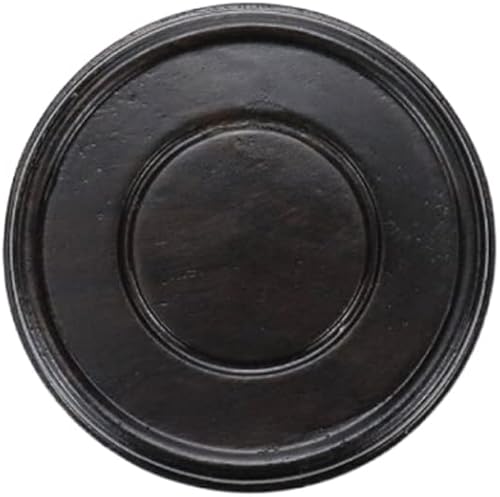 Miniatura 3 de Pufguy Base de madera de ébano, pedestal tradicional, soporte de exhibición de artesanía tradicional, base de madera, jarrón oriental, decoración de