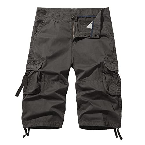 Short cargo homme en coton ample et très résistant pour l'été