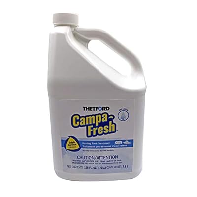 Thetford Campa-Fresh Free & Clear RV Holding Tank Treatment, Formaldehyde Free, Waste Digester, Septic Tank Safe, 1 Gallon (96734)