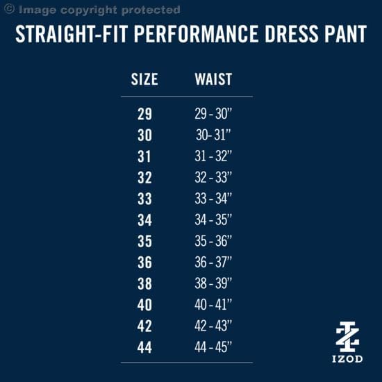 Izod Mens Chino Dress Pant Cotton Touch Performance - Image 7
