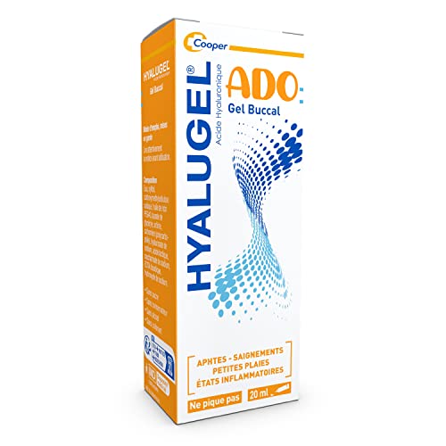 HYALUGEL - Gel buccal - Lésions liées au port d'appareil orthodontique - Aphtes - Petites plaies - Etats inflammatoires (saignement) - Acide Hyaluronique -...