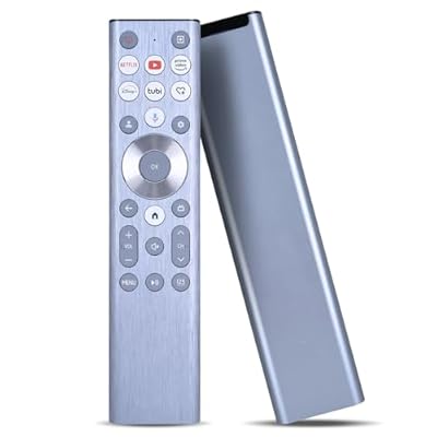 PZL Backlit Replacement ERF6A80 Voice Remote Control for Hisense A7/U6/U7/U8 Series Mini-LED ULED 4K UHD Google Smart TV 75U7N 55U6N 65U6N 75U6N 85U6N 55U8N 65U8N 75U8N 85U8N 100U8N 55U7N 65U7N
