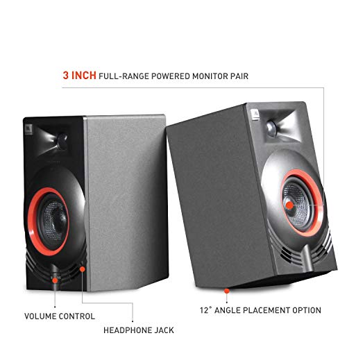 Image of JBL Professional Nano K3-7.62 cm (3 inch) Bluetooth Full-Range Powered Computer Monitor Pair