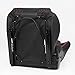 ModifyStreet Pair of All Black PVC + Red Snake Pattern & Rear Carbon Fiber Style leather Reclinable Racing Seats W/Silders