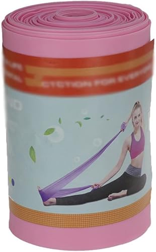 ZJHYXYH - Banda de resistencia para ejercicio de fitness, yoga, pilates, banda de goma elástica, entrenamiento, cordón elástico, 59.1in49.2ft