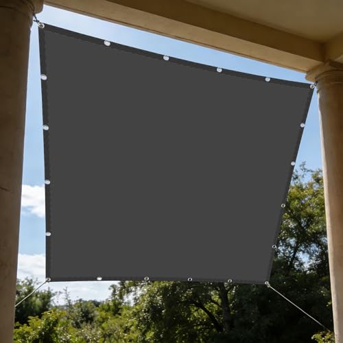 Voile d'ombrage rectangulaire anti-UV et toile étanche pour terrasse
