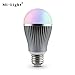 Produktbild KingLed - Mi-Light LED-Glühlampe, WiFi, RGBW, 9 W, E27, Mehrfarbig und Warmweiß, Serie MiLight, Code: 2215