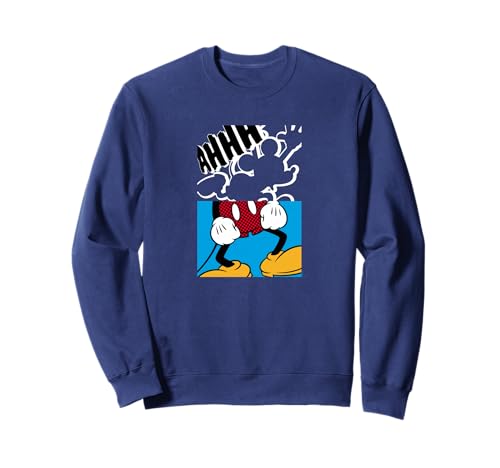 Sweat Mickey Mouse AHHH noir en coton pour adulte