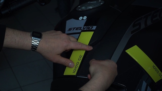 3D Tankpad Aufkleber Für Moto Guzzi Stelvio - Gelharz Schutz & Design