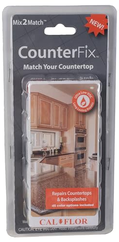 CounterFix Mix2Match Countertop & Backsplash Repair Kit MultiSurface (Stone Tile Laminate Concrete Wood)