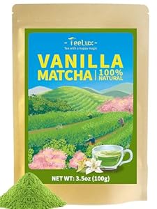 Teelux Vanilla Matcha Green Tea Powder 3.5oz