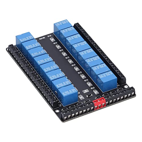 Module de relais 16 canaux DC12V avec isolation optocoupleur pour automatisme PLC