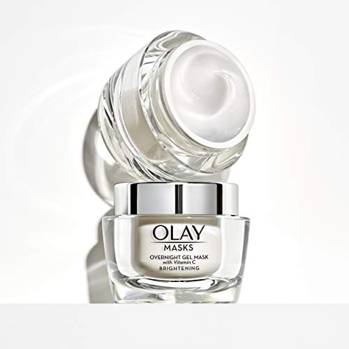 Face Mask Gel By Olay Masks, Overnight Facial Moisturizer With Vitamin C And Hyaluronic Acid For Brighter Skin, 1.7 Fl Ounce #TOP6