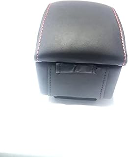 Generic Car Arm Rest Specialized for Kia Cerato Forte From 2010 to 2013 (Black with Red Lines)