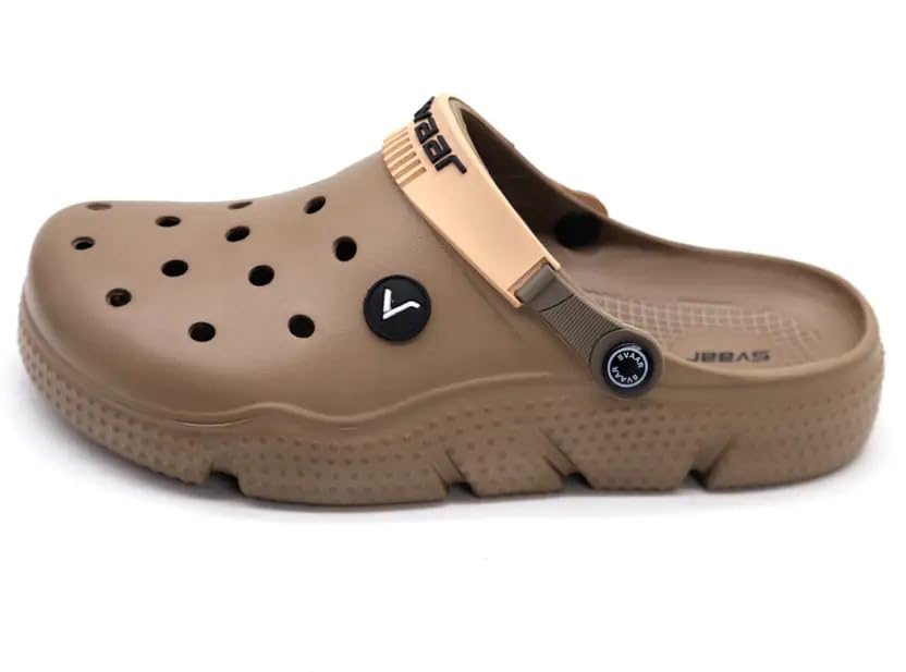 Image of SVAAR Men's Designer Clogs || Sandals with Adjustable Back Strap for Men