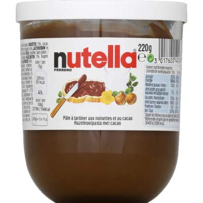 Nutella - Masa para untar con avellanas y cacao - El tarro de 220 g