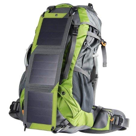 Xplorer Globetrotter 42 | Ultra Durable Hiking Solar Backpack Lime Green with Removable 10 Watt Panel | Charges USB devices including Smartphones, Tablets, GPS, and more up to 5V2