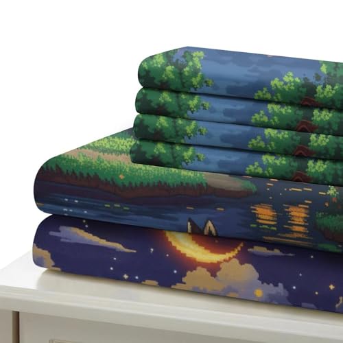 Housse de couette 3D imprimée lit double 200x200 parure de lit enfants ados - 6