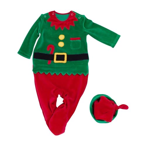 Vetement bebe garcon Noel avec chapeau de déguisement