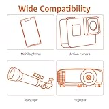 Amazon Basics 127 cm (50-Inch) Aluminium Universal Smartphone Tripod with Three-Axis Rotation, Black - Image 5