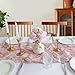 Pink Cheesecloth Table Runner, 10FT Dusty Pink Summer Boho Gauze Table Runner for Girl Baby in Bloom Baby Shower Bridal Shower Decorations Tea Party Table Centerpiece Decorations
