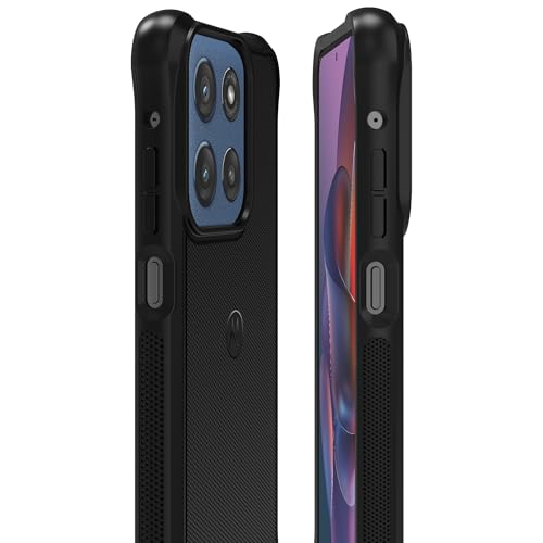 Image of Motorola Moto G Stylus (2025 /2026) Rugged Protective Case- Black | Precision fit, Military Grade Shock Absorbing Cover for Enhanced Phone Grip, Drop Protection