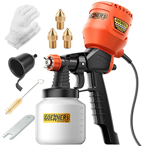 Paint Sprayer 600W High Power, Electric Spray Paint Gun with ...