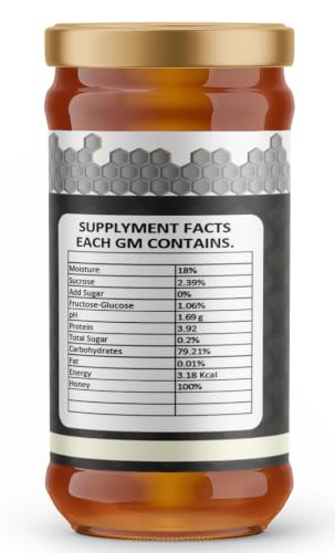 Image of Indu Foods Blackseed Honey, 100% Virgin Raw & Natural, Organic, 750 g