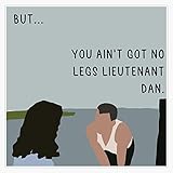 Forrest Gump - No Legs Bumper Sticker Vinyl Decal 5 inches