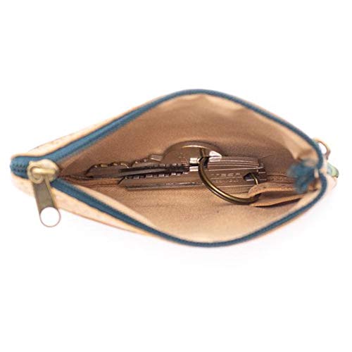 Cork mini wallet pouch handmade, coin purse vegan wallet Van Gogh Starry Night Eco Friendly Sustainable gift Lightweight Durable Waterproof3