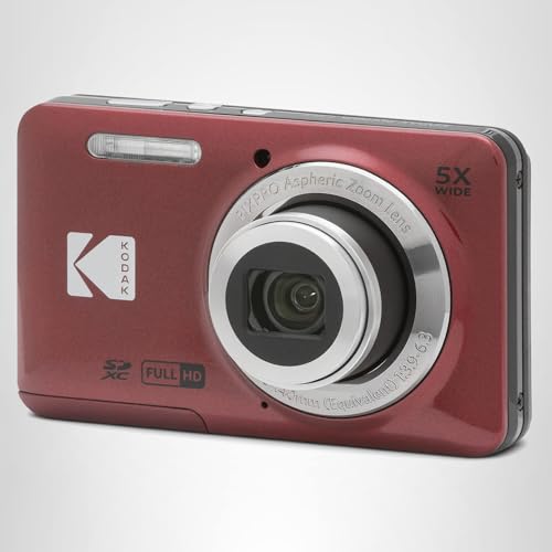 Kodak PIXPRO FZ55-RD 16MP Digital Camera 5X Optical Zoom