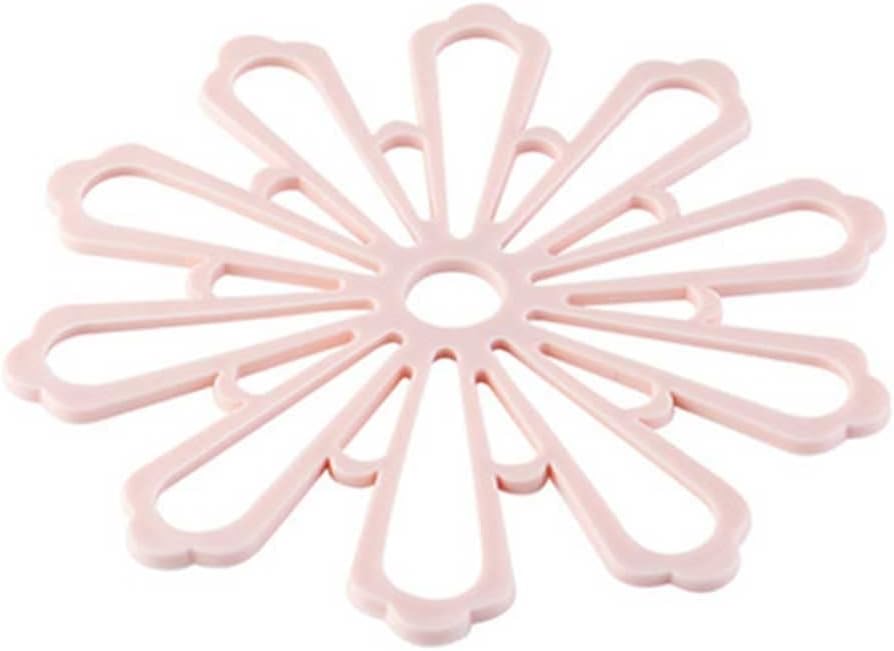 Rubber Kitchen Table Mats for, Heat-Resistant Pot Holders, Cups and, Beverage Coasters, Potholders(Black)