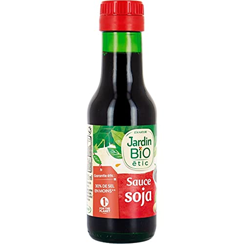 JARDIN BIO - Sauce Soja Shoyu Bio 125 ml - Saveur Umami Authentique - Certifié Agriculture Biologique - Idéal pour des repas sains et savoureux. - Lot De 4 - Vendu Par Lot