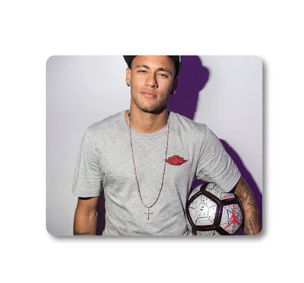 woopme Neymar Mouse Pad Printed Anti Skid Computer Accessories Professional Laptop PC Gaming Mouse pad NJR Modern (20 x 24 CMS)