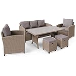 Patioco Polyrattan Lounge-Set Genova Beige