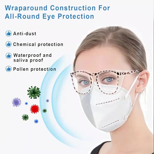 Image of SQIMZAR Safety Glasses Goggles For Women Nurses Protective Eyewear,Anti Fog Safety Goggles