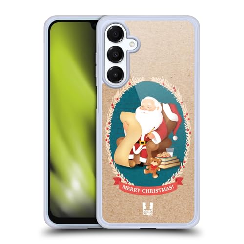Coque Samsung Galaxy A16 5G Head Case Designs Liste de Père Noël compatible MagSafe en gel