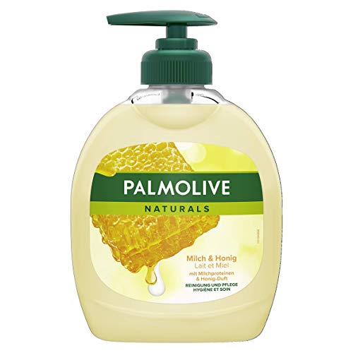 Palmolive - Jabón líquido Leche y Miel, 4 Unidades. (4 x 300 ml)