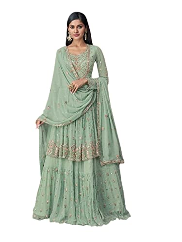 Sharara Salwar Kameez costume confortable pour éviter la chaleur de l'Aïd