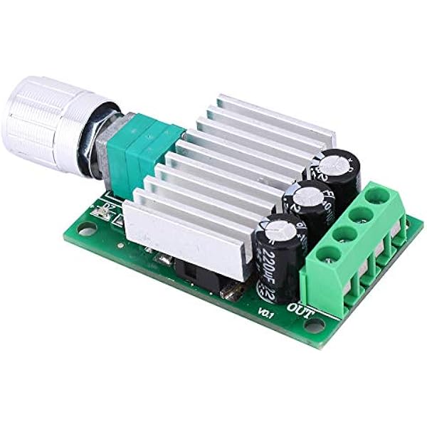 Annadue DC 12-30 V PWM Regulator Prędkości Silnika Prądu Stałego, Płytka Regulatora Prędkości 10 A Dużej Mocy, moduł Przełącznika ściemniania do świateł LED, Sprzęt Przemysłowy (regulator
