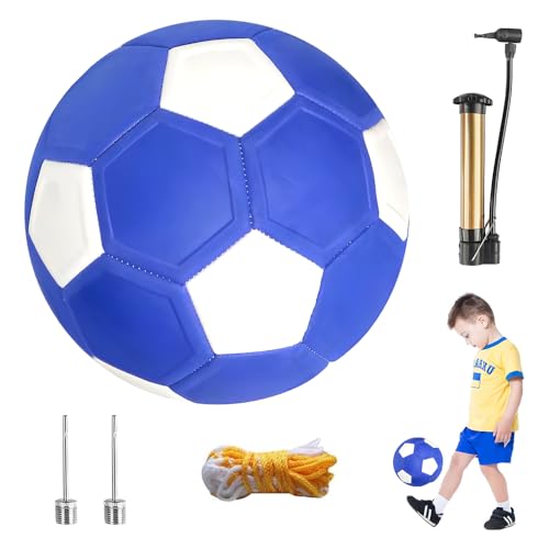 Hojalis Balón De Fútbol Curvo, 22 CM Balon Futbol con Curvas Y Efectos, Pelota Futbol, Balón De Fútbol Curvado De Goma EVA, Balon Futbol Talla 5, para Niños Y Principiantes, Juegos Exterior Interio