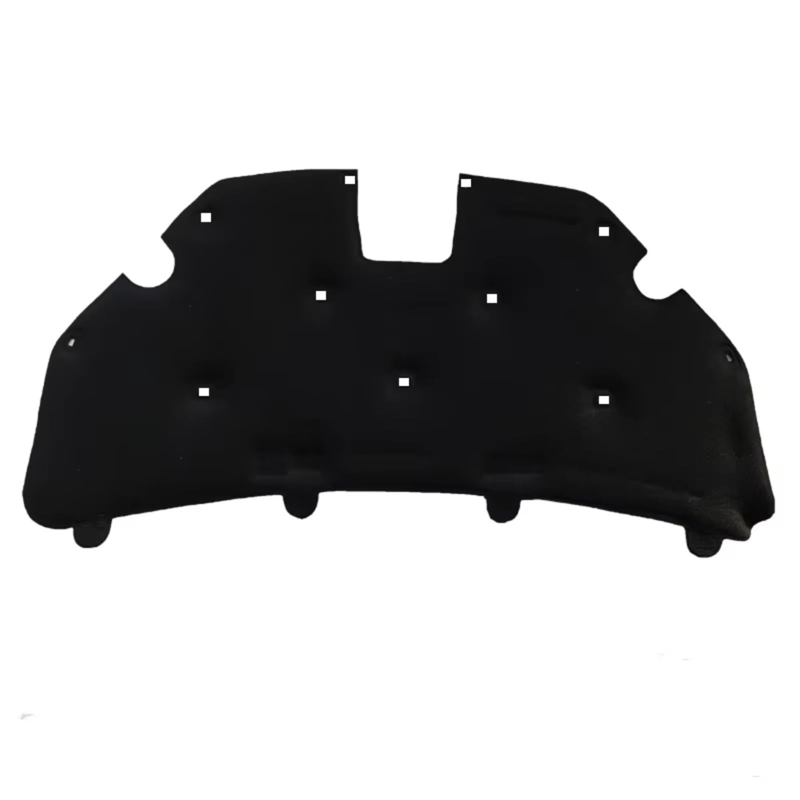Iorqwew Black Car Soundproof Pad Thermal Insulation Cotton Sound Heat Compatible With For Focus For Mk2 2005 2006 2007 2008(Black)