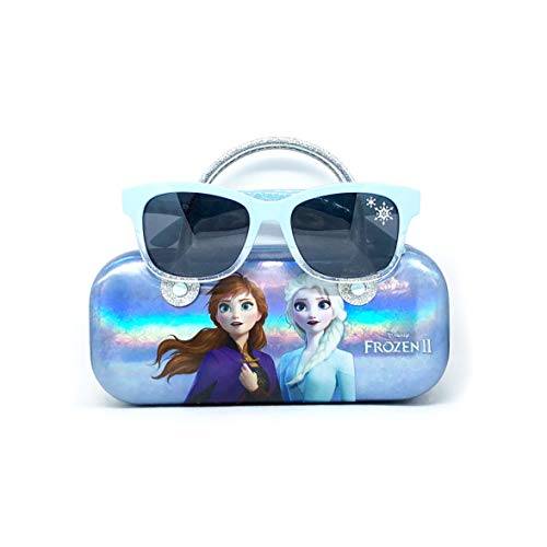 Disney Frozen 2 Girls Sunglasses with Carrying Case, Kids Sunglasses Protection