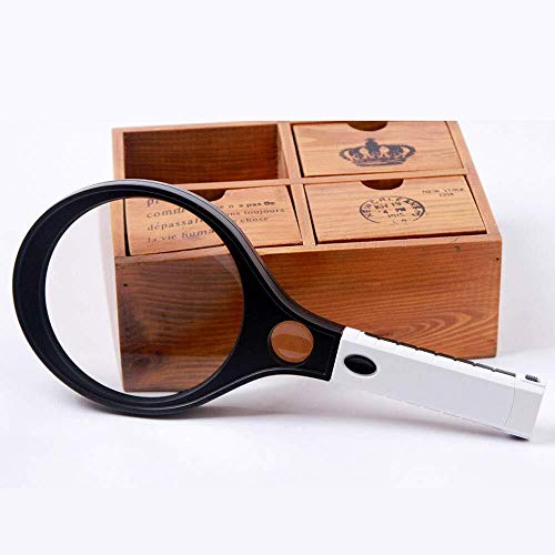 Loupe de lecture HD pour fatigue oculaire avec grand diamètre LED