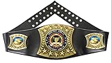 Express Medals Custom Lamp of Knowledge Trophy Personalized Championship Leather Belt D40