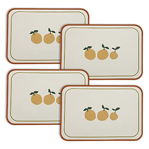 Sets de table en cuir synthétique de qualité supérieure anti-fuite - 2