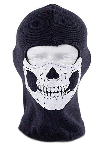 Skull Balaclava Windproof Ski Face Mask Winter Motorcycle Neck Warmer Tactical Balaclava Hood for Women Men Youth Snowboard Cycling Hat Outdoors Helmet Liner Ghost Skull Face Masks with Unique Design-image-4